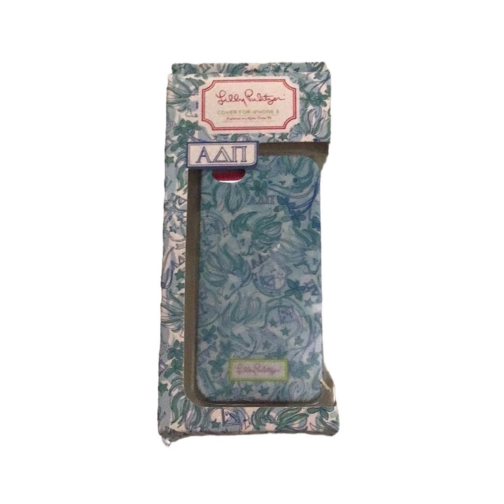 Lilly‎ Pulitzer Blue & Green IPhone 5 Sisterhood Lion Head Phone Case Cover NWT